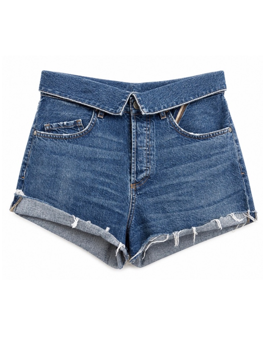 Jean Atelier Foldover Shorts Size 29 (Fits like 27)